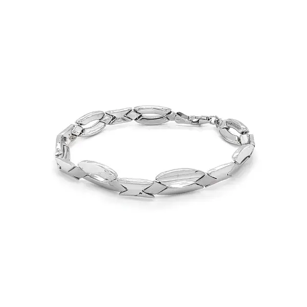 Vòng tay vàng trắng