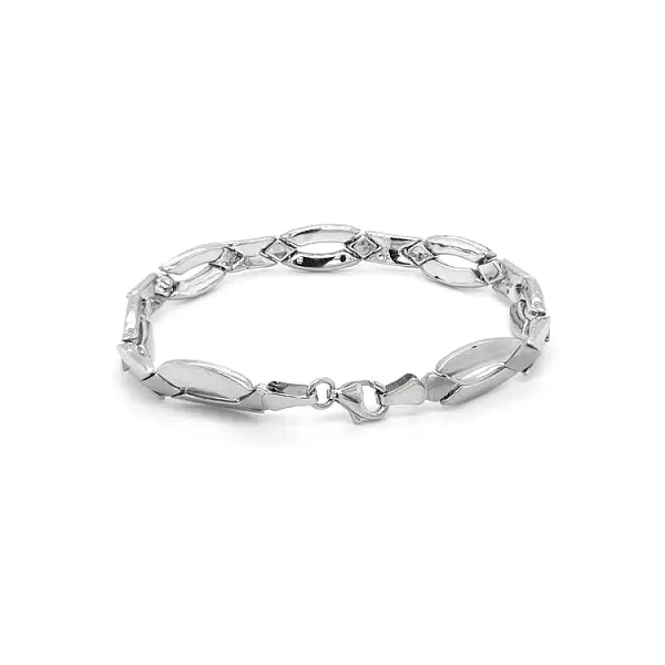 Vòng tay vàng trắng