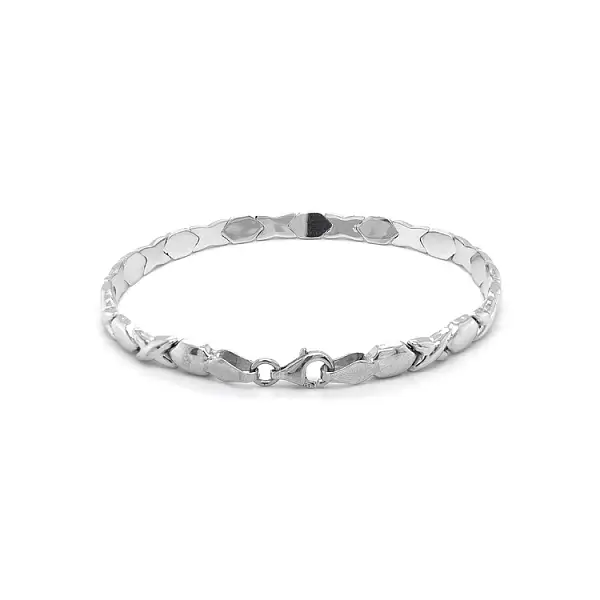 Vòng tay vàng trắng