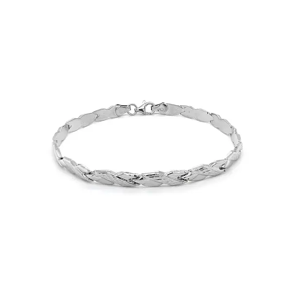 Vòng tay vàng trắng