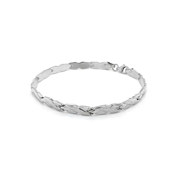 Vòng tay vàng trắng