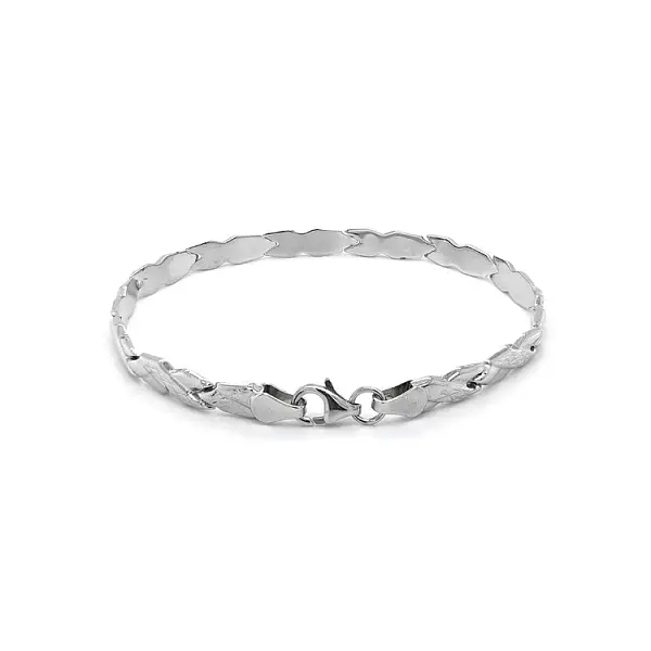 Vòng tay vàng trắng