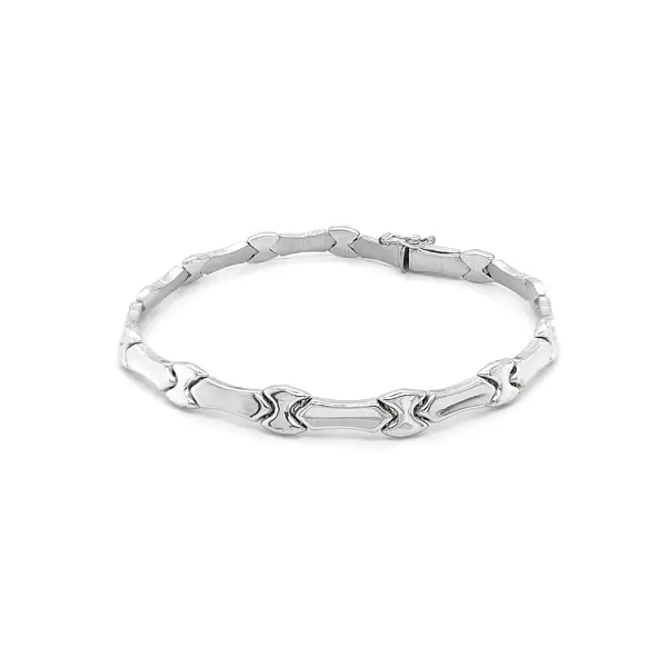 Vòng tay vàng trắng