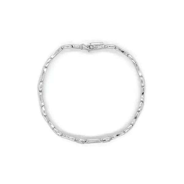 Vòng tay vàng trắng