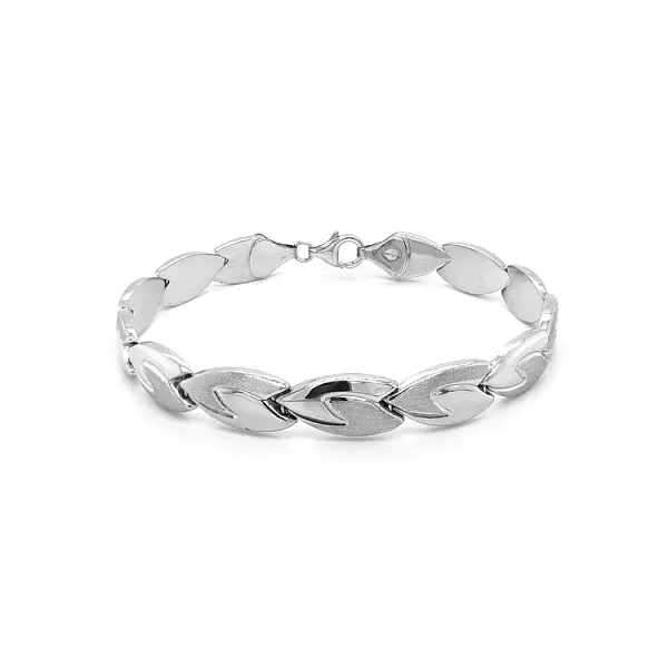 Vòng tay vàng trắng