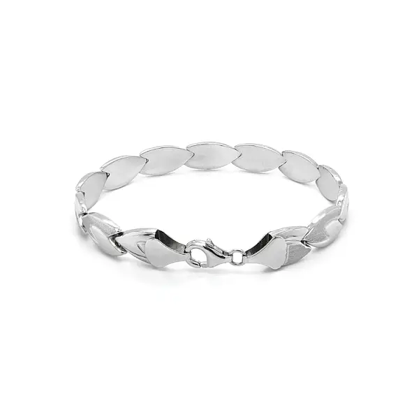 Vòng tay vàng trắng