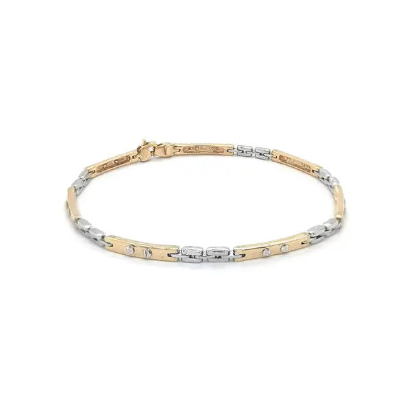 Vòng tay kết hợp vàng