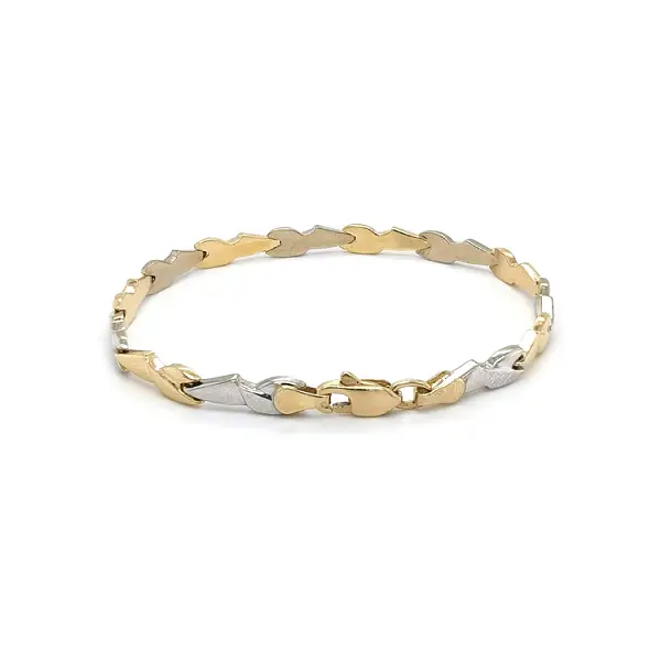 Vòng tay nữ làm từ vàng kết hợp