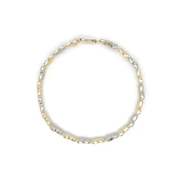 Vòng tay nữ bằng vàng kết hợp