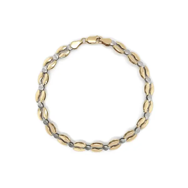 Vòng tay kết hợp vàng