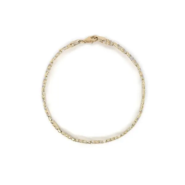 Vòng tay nữ bằng vàng kết hợp