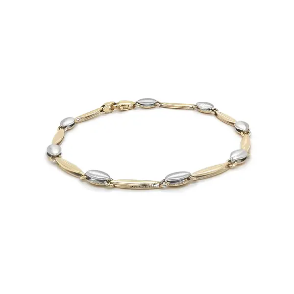 Vòng tay nữ bằng vàng kết hợp