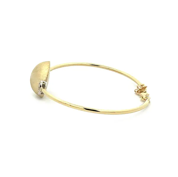Vòng tay nữ bằng vàng đính đá zircon