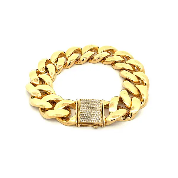 Vòng tay vàng hình con lười với đá zircon