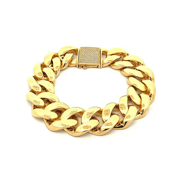 Vòng tay vàng hình con lười với đá zircon