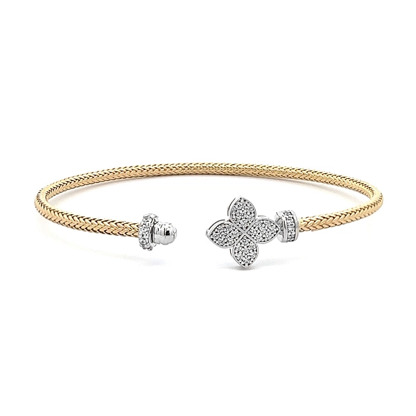 Vòng tay bangle làm từ vàng kết hợp