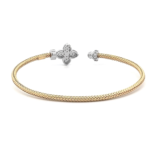 Vòng tay bangle làm từ vàng kết hợp
