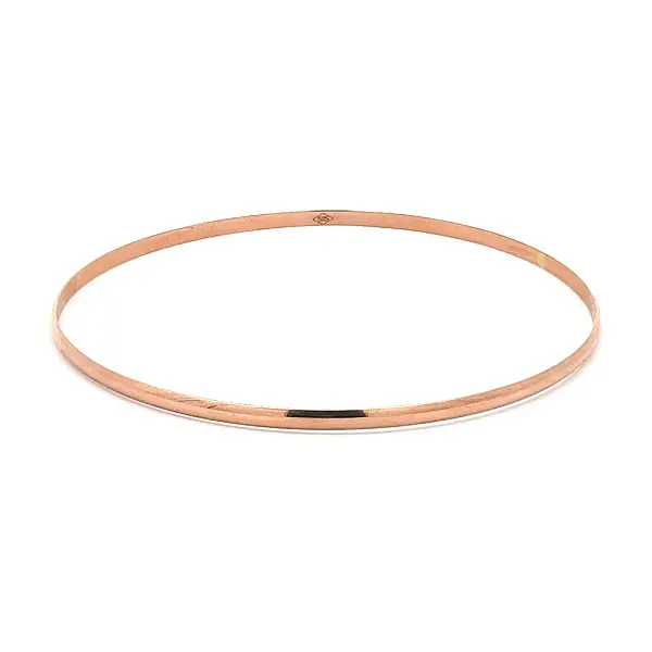 Vòng tay bangle làm từ vàng hồng