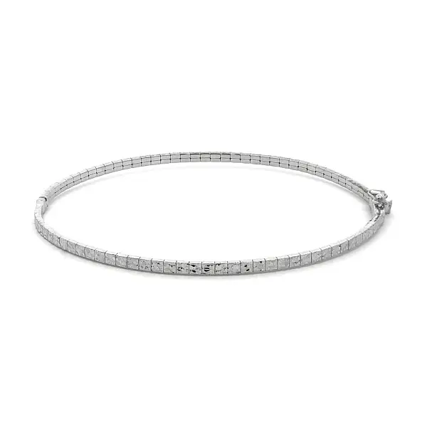 Vòng tay vàng trắng