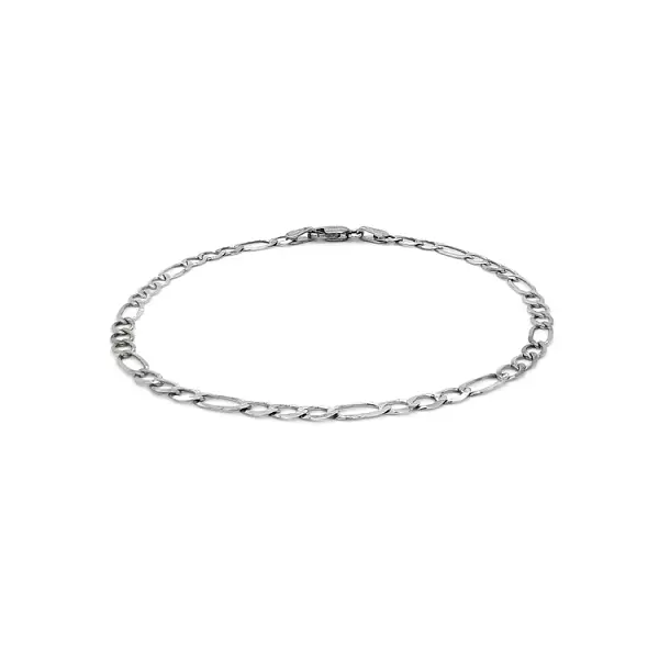 Vòng tay Figaro bằng vàng trắng