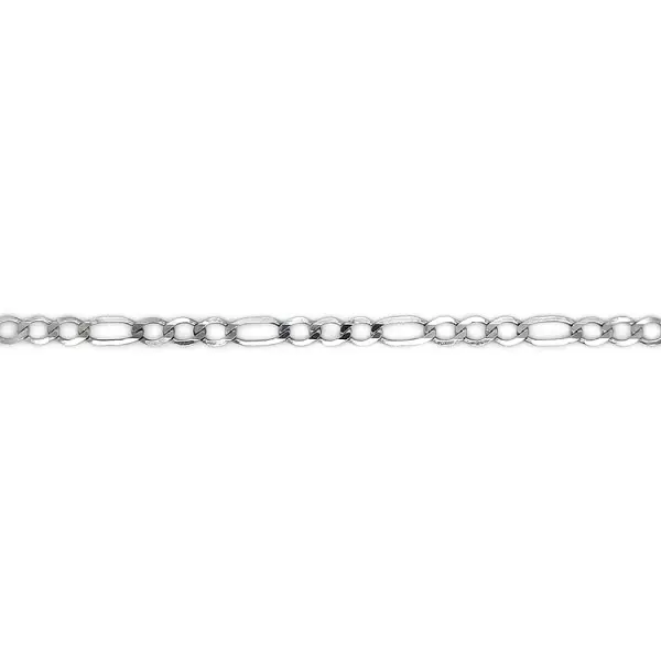 Vòng tay Figaro bằng vàng trắng