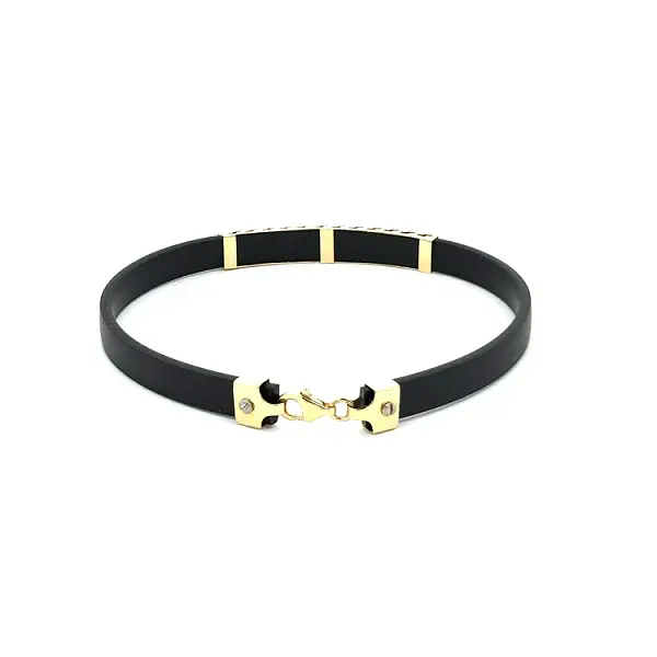 Vòng tay vàng có dây cao su