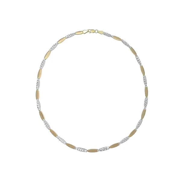 Vòng cổ nữ bằng vàng kết hợp