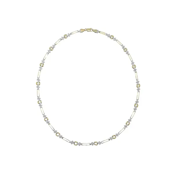 Vòng cổ nữ bằng vàng kết hợp