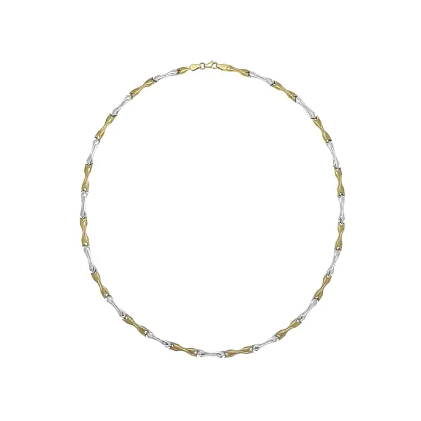 Vòng cổ nữ bằng vàng kết hợp