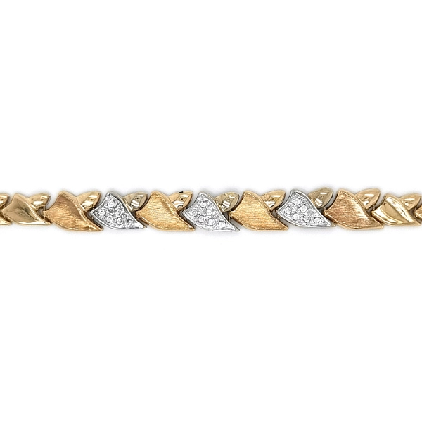 Vòng cổ nữ bằng vàng đính đá zircon