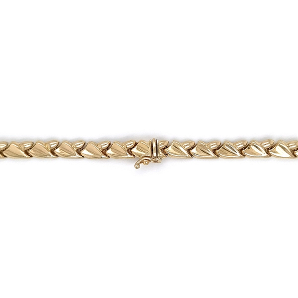 Vòng cổ nữ bằng vàng đính đá zircon