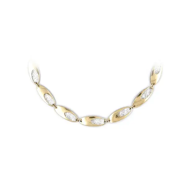 Vòng cổ nữ bằng vàng kết hợp