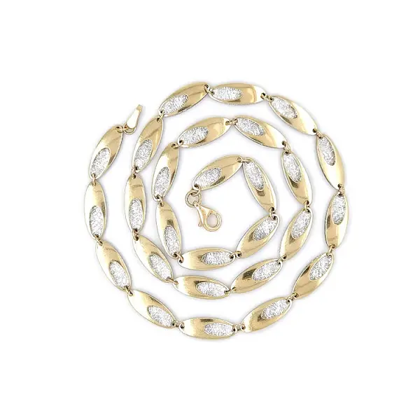 Vòng cổ nữ bằng vàng kết hợp