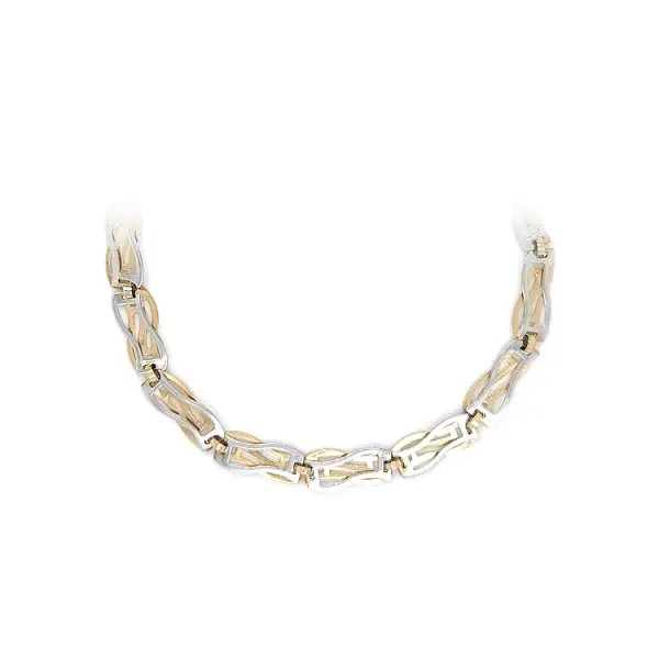 Vòng cổ nữ bằng vàng kết hợp