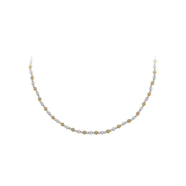 Vòng cổ nữ bằng vàng kết hợp