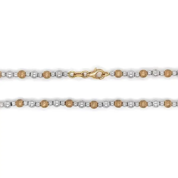 Vòng cổ nữ bằng vàng kết hợp