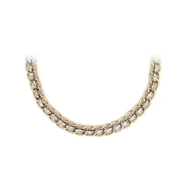 Vòng cổ nữ bằng vàng kết hợp