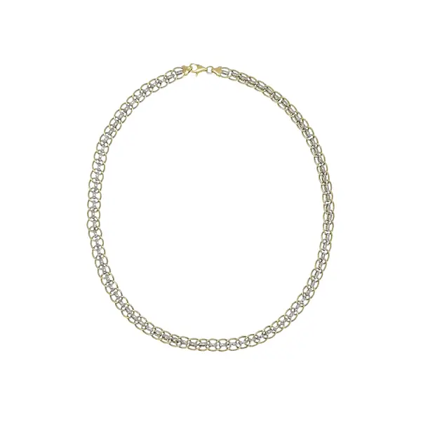 Vòng cổ nữ bằng vàng kết hợp