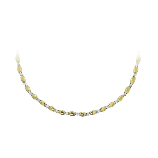 Vòng cổ nữ bằng vàng kết hợp