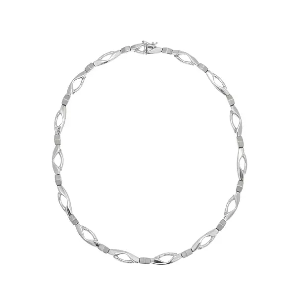 Vòng cổ vàng trắng cho phái nữ