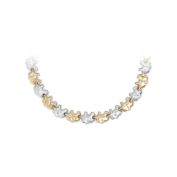 Vòng cổ cho nữ làm từ vàng kết hợp