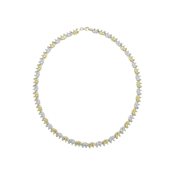 Vòng cổ cho nữ làm từ vàng kết hợp