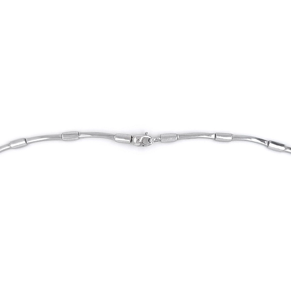 Vòng cổ vàng trắng cho nữ đính đá zircon