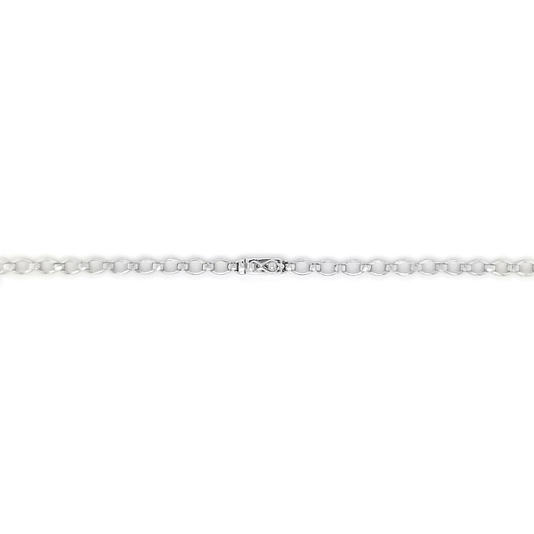 Vòng cổ vàng trắng cho nữ đính đá zircon
