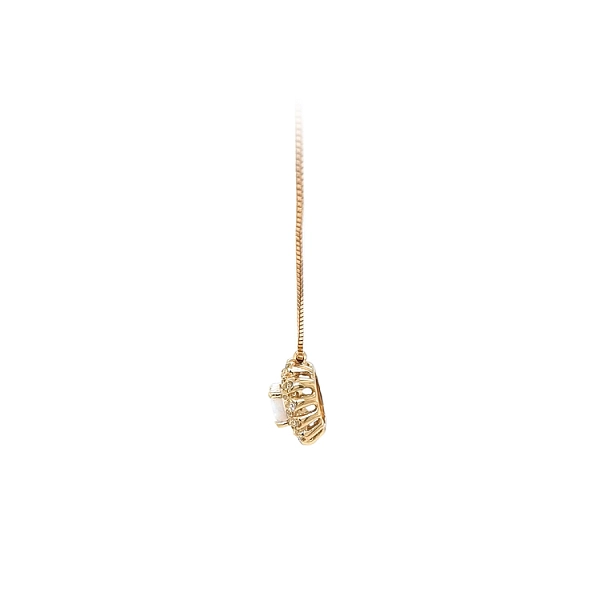 Vòng cổ vàng đính đá zircon