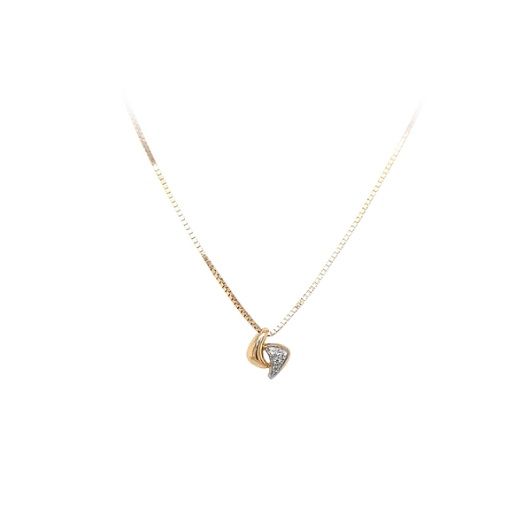 Vòng cổ vàng đính đá zircon