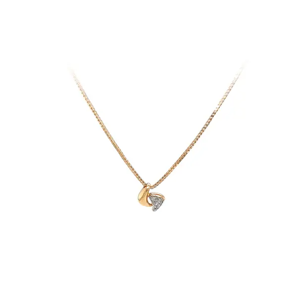 Vòng cổ vàng đính đá zircon