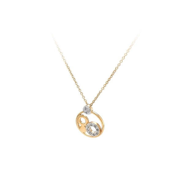 Vòng cổ vàng đính đá zircon