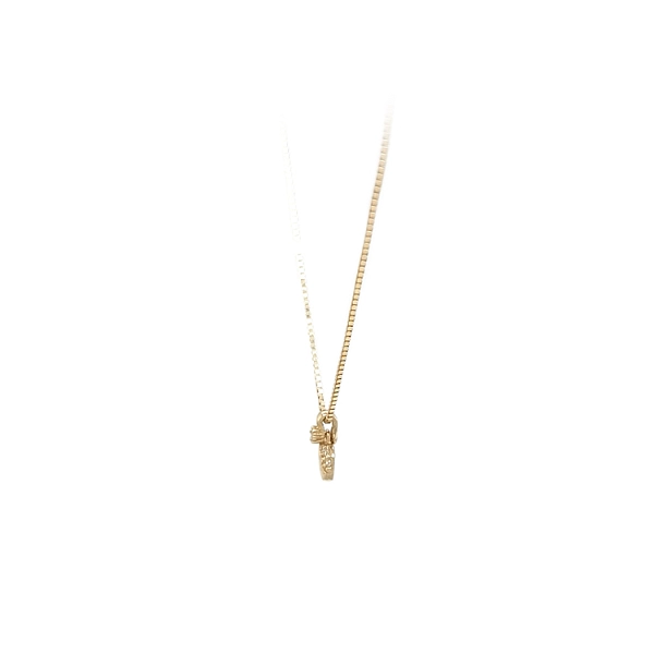 Trái tim vàng với đá zircon