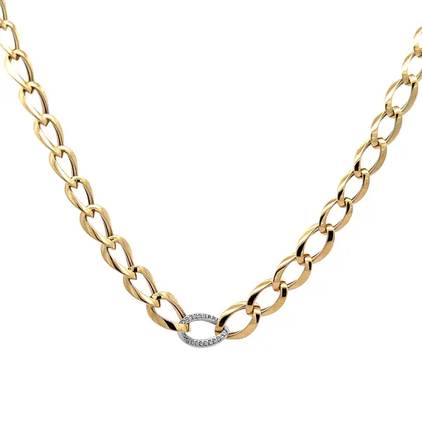 Vòng cổ vàng đính đá zircon